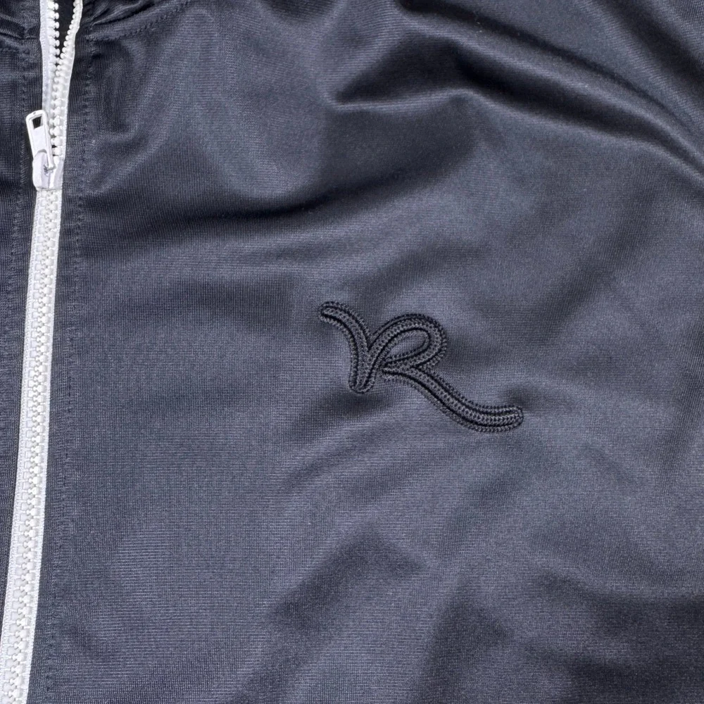 Rocawear Mens Track Jacket Black Full Zip‎ Streetwear Embroidered Logo 2XL